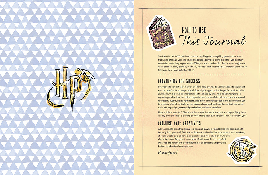 Harry Potter Dot Grid Journal Notebook - Bullet Journaling, Sketching & Note Taking for Fans - Perfect for Planning, Drawing & Creative Writing