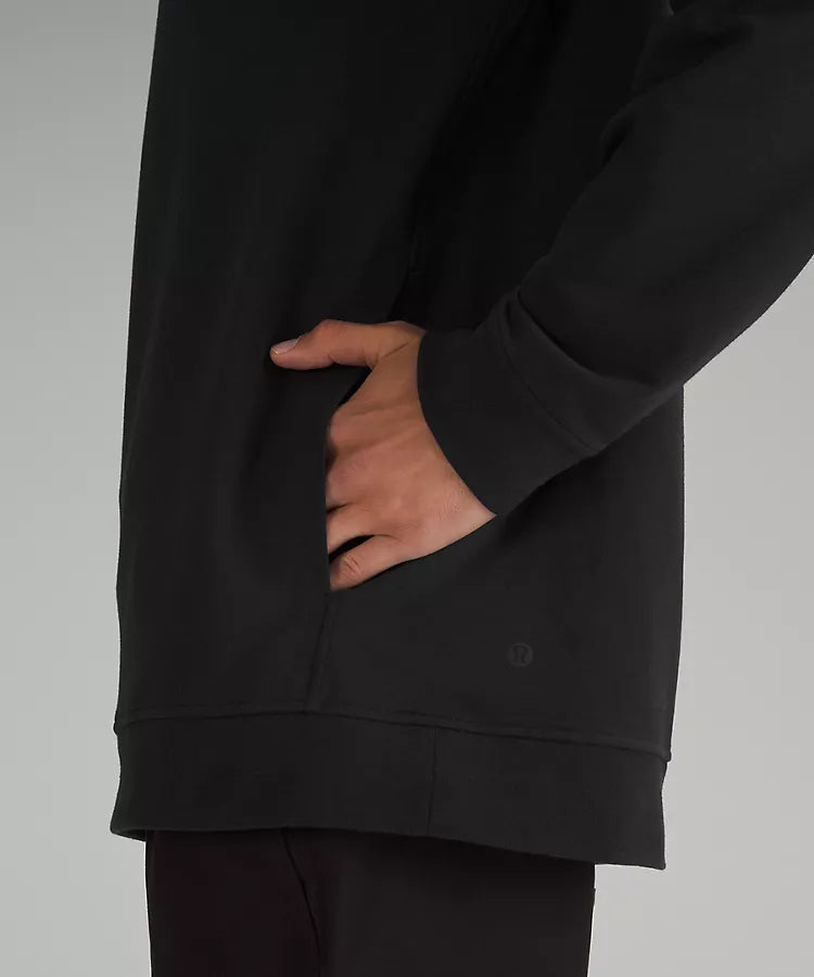 Lululemon City Sweat Pullover Hoodie for Men - Soft Fleece Zip-Up Jacket with Pockets | Gym, Running & Casual Wear
