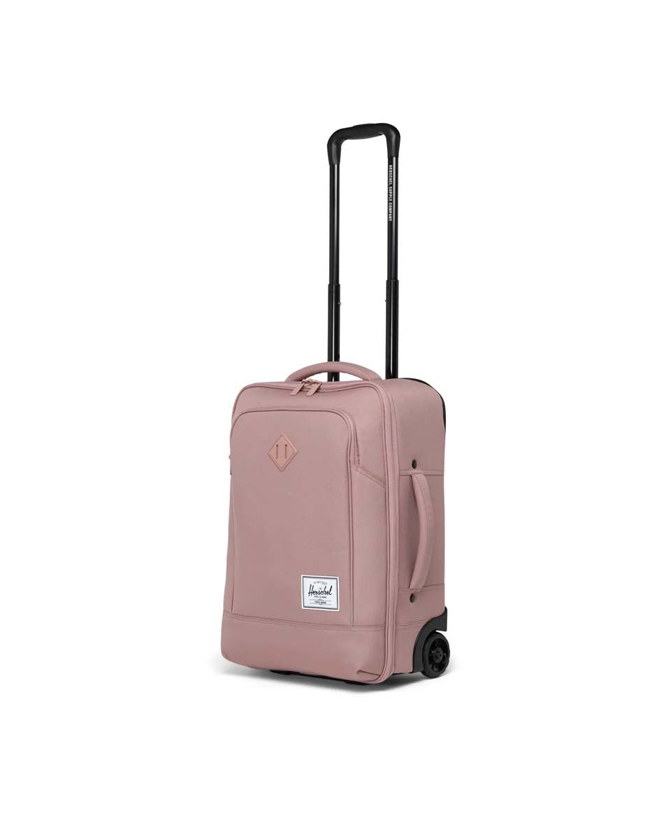 Herschel Heritage Softshell Large Carry On Luggage - Ash Rose | Lightweight Durable Travel Suitcase for Women & Men | Perfect for Airplane, Business Trips & Weekend Getaways