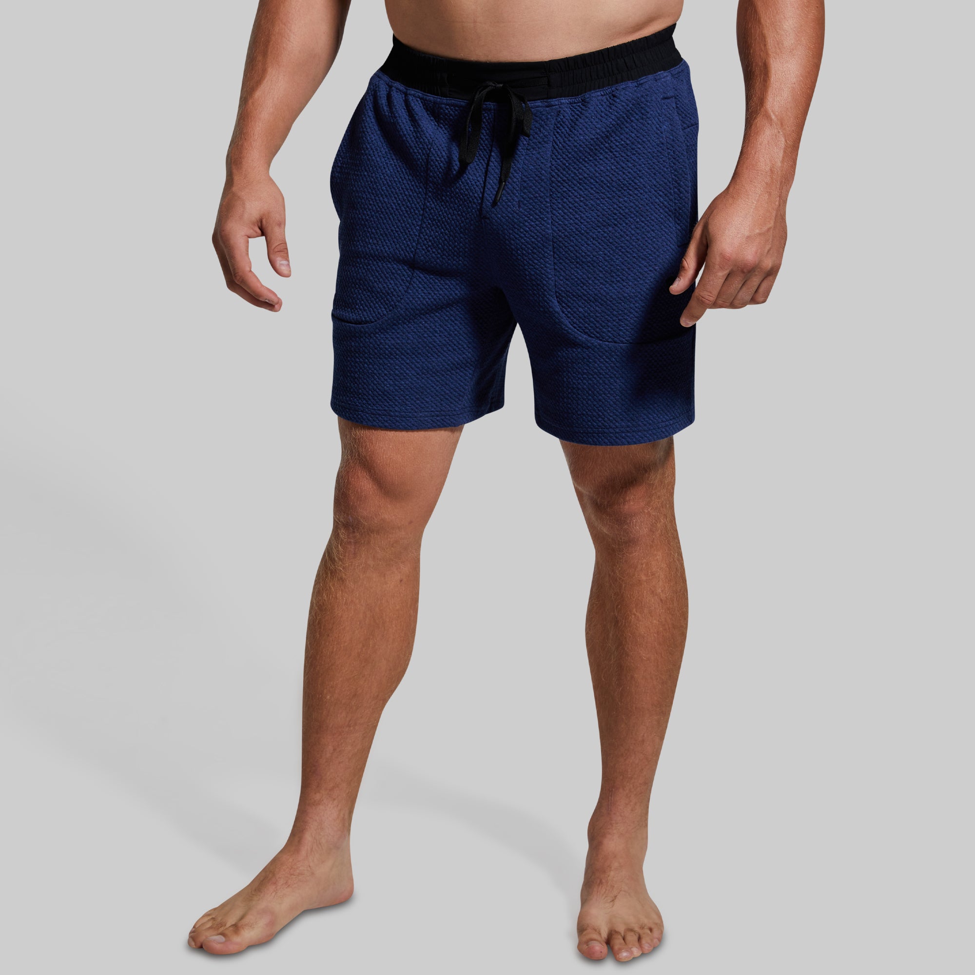 Men's Cloud Running Shorts - Heather Midnight Blue - Lightweight & Breathable for Jogging, Gym & Outdoor Workouts