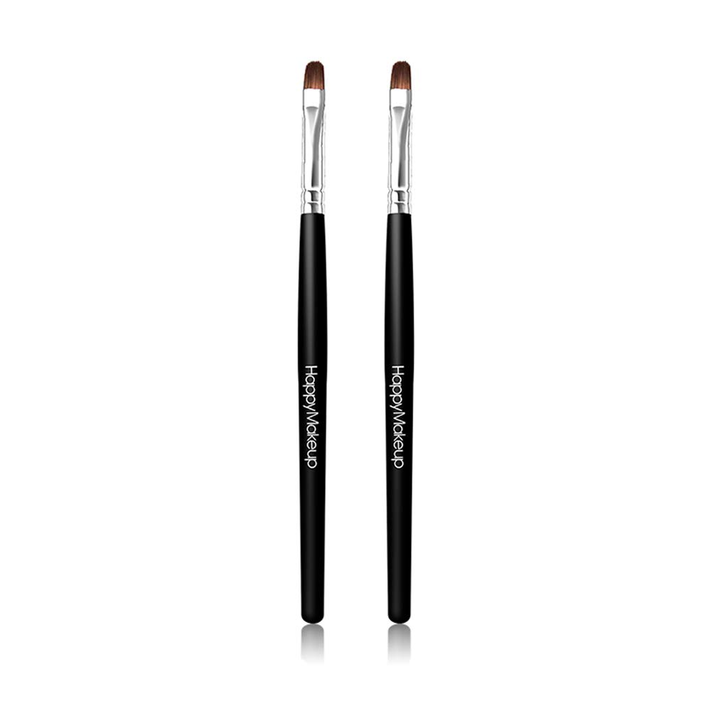 2 Pcs Lip Brush Concealer Brushes - Professional Lipstick & Gloss Applicators, Eyeshadow & Lip Liner Makeup Brush Set for Precise Application | Perfect for Daily Makeup, Travel & Professional Cosmetics Kit