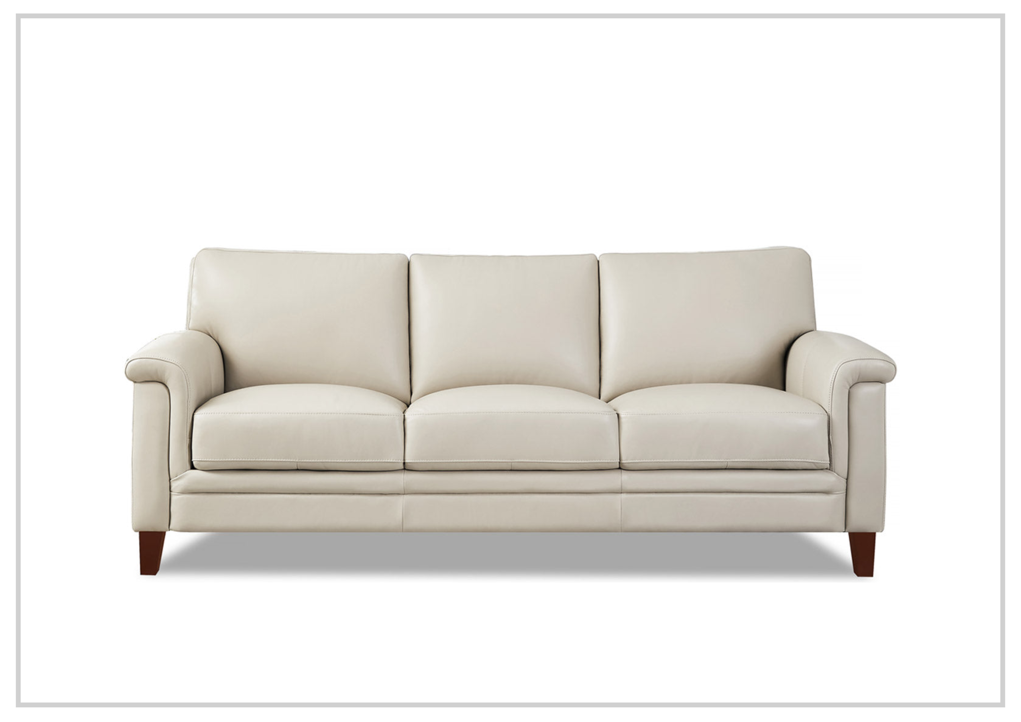 Hydeline Westcott 3-Seater Genuine Top Grain Leather Sofa - Luxurious Living Room Furniture for Home & Office Comfort