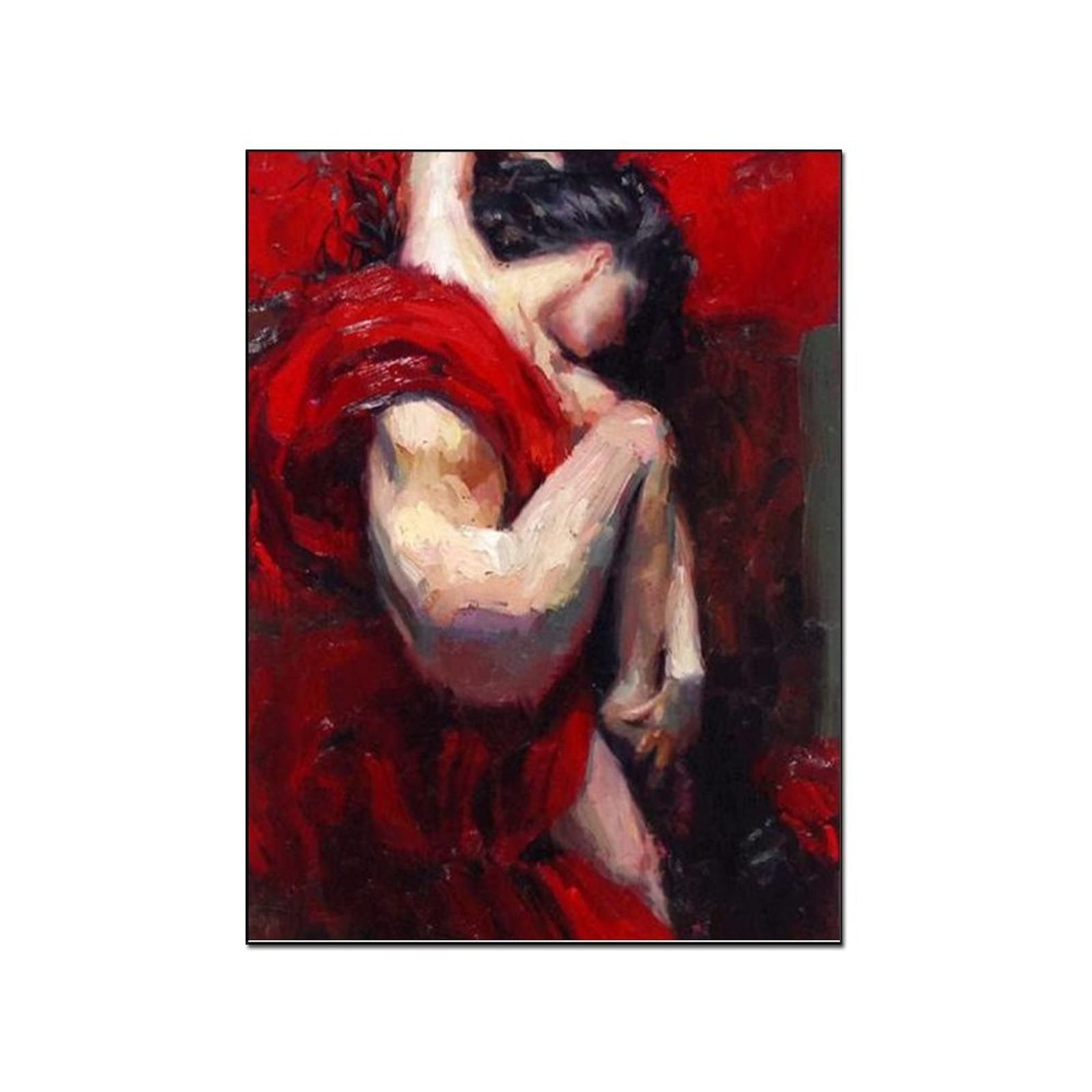 Henri Asensio 1972 The Essence of Woman Canvas Art Print - Vintage Sexy Woman Poster for Bedroom, Living Room & Bathroom Wall Decor - Perfect for Home, Office & Gift Giving