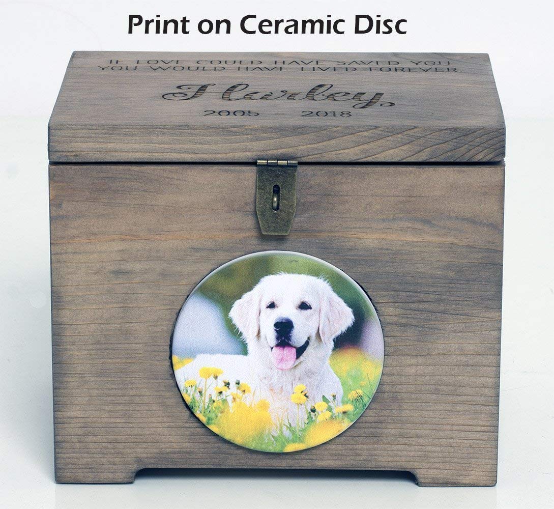 Personalized Pet Memorial Box - Custom Dog/Cat Urn Keepsake with Photo Frame - Perfect for Pet Ashes & Cherished Memories | Ideal for Home Decor, Pet Loss Grieving & Memorial Gifts