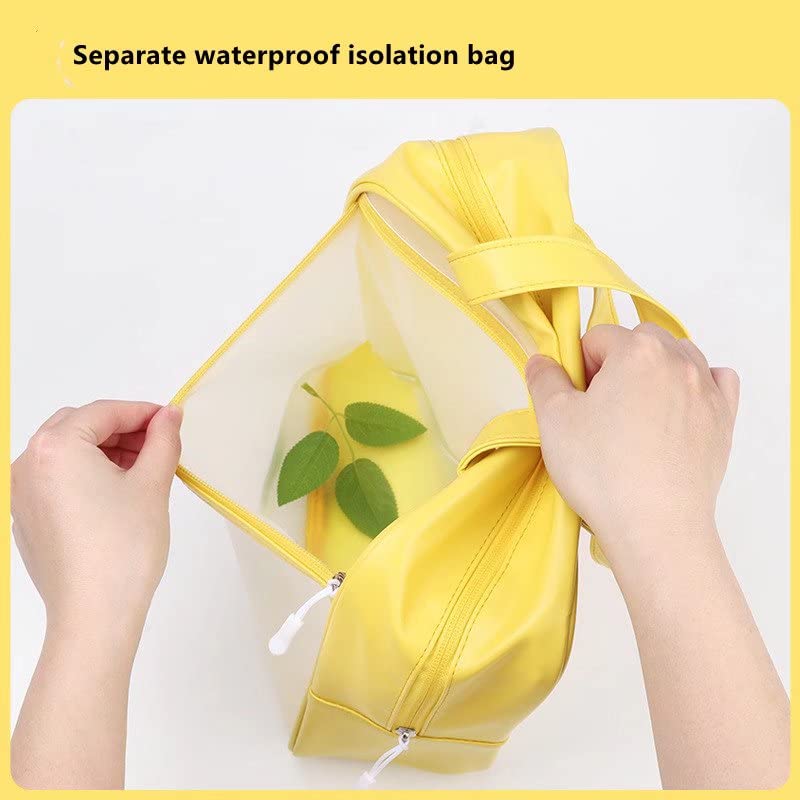 Waterproof Clear Cosmetic Bag - Travel Toiletry Organizer for Men & Women