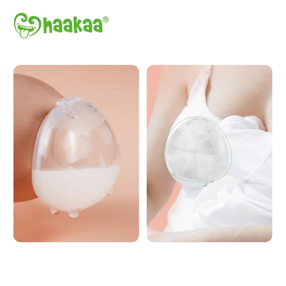 Haakaa Silicone Breast Pump | Manual Milk Collector for Nursing Moms | 75ml (2.5oz) | BPA-Free | Perfect for Leak-Free Pumping, Travel & Hands-Free Breastfeeding