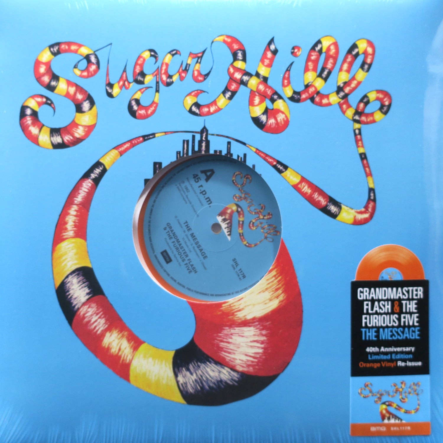 Grandmaster Flash & The Furious Five 'The Message' Orange Vinyl 12