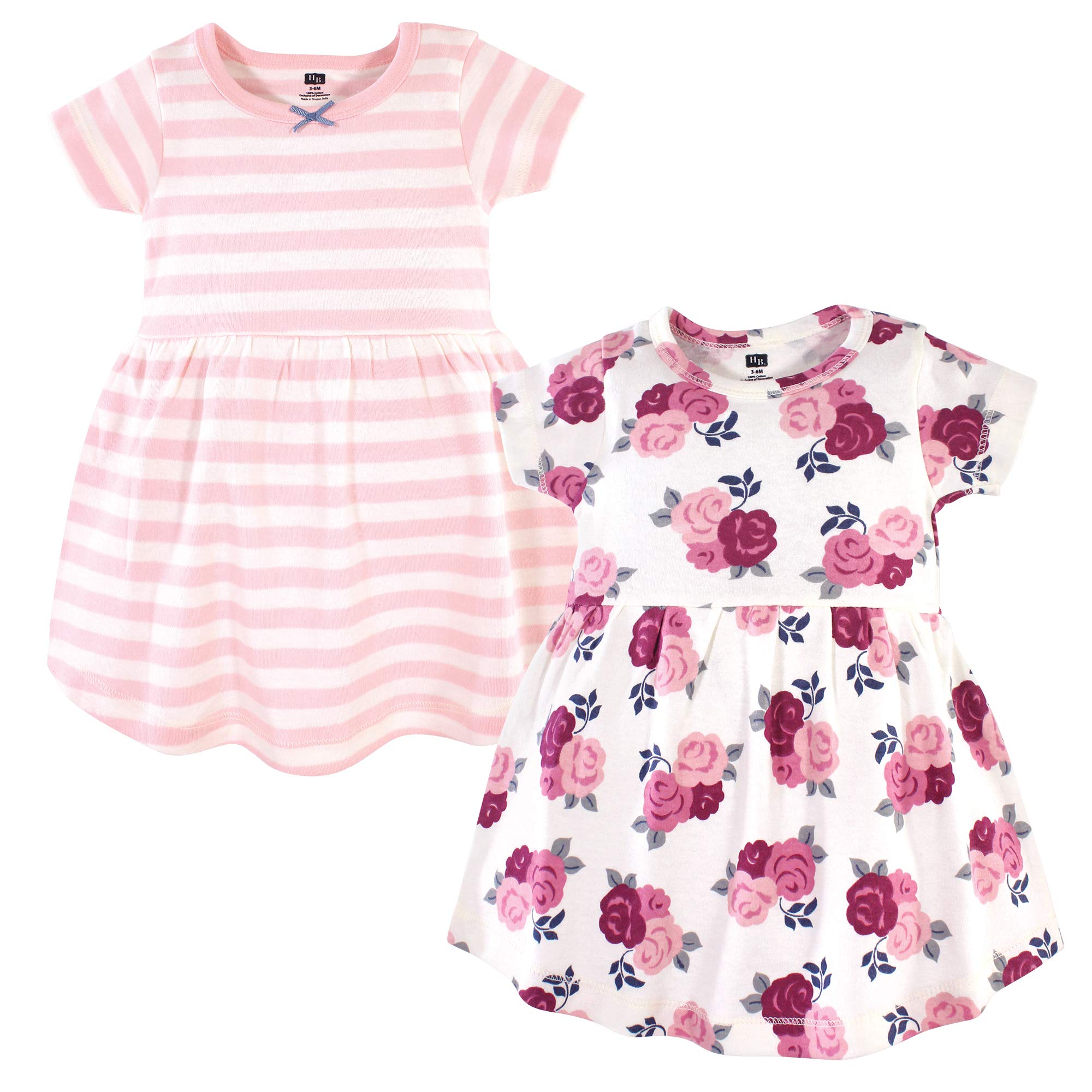 Hudson Baby Girls Cotton Dresses for Play & Party
