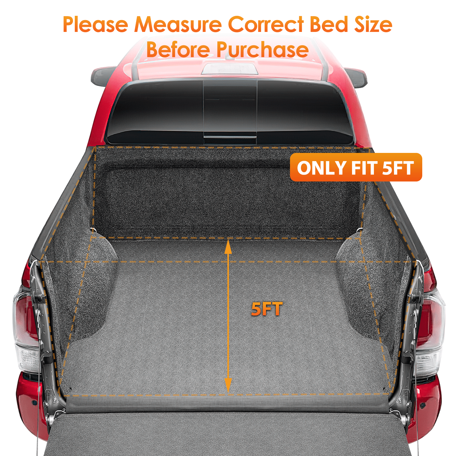Premium Soft Roll Up Tonneau Cover for 2005-2024 Nissan Frontier 5ft Bed - Waterproof Truck Bed Cover for Hauling & Outdoor Adventures