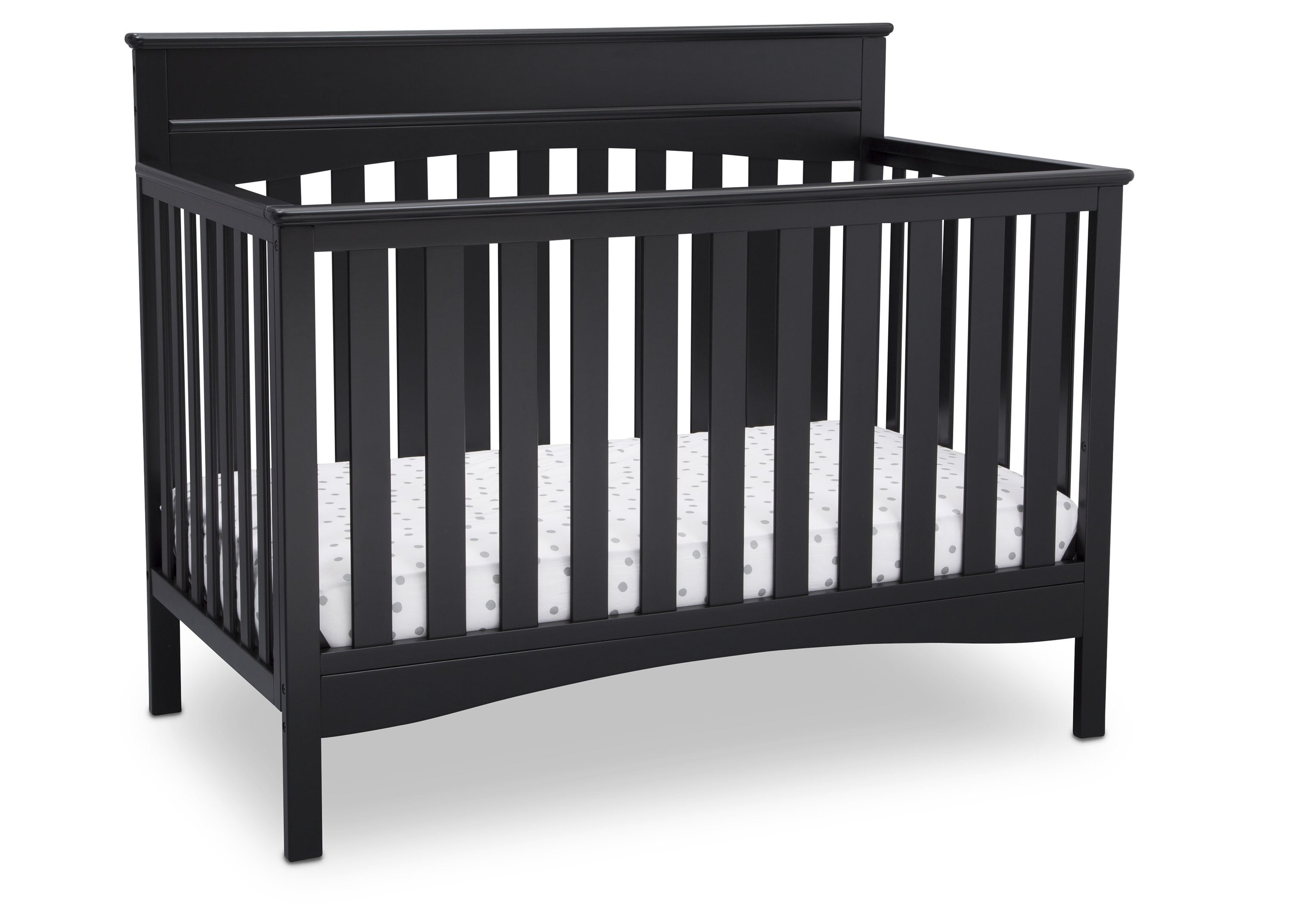 Skylar 4-in-1 Convertible Baby Crib - White Nursery Furniture for Newborn to Toddler Bed | Perfect for Modern Nursery & Bedroom Decor