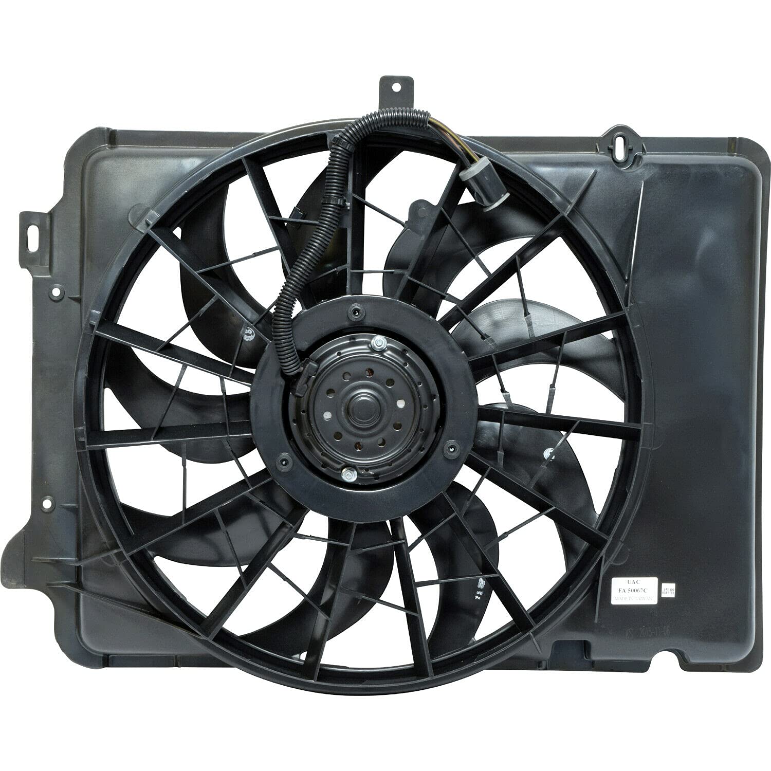 Engine Cooling Fan Assembly F4DZ8C607CA - Replacement Cooling Fan for Ford Vehicles - Perfect for Overheating Prevention & Engine Temperature Control