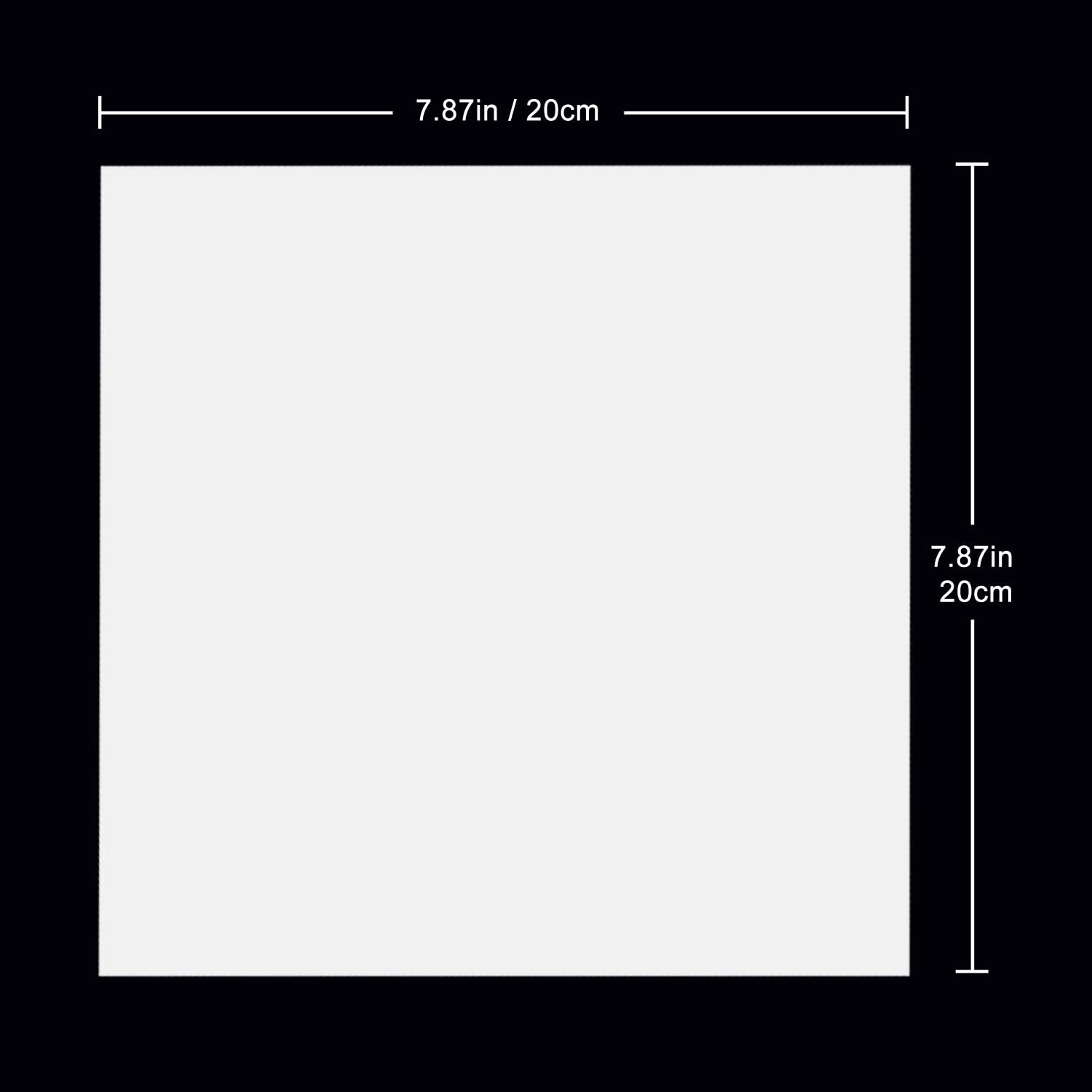 Stonylab TLC Silica Gel 60 Plates (20x20cm) - 16 Pack, 200-250µm Thick with Plastic Backing & GF254 Indicator for Thin Layer Chromatography | Lab Analysis, Chemical Separation, Pharmaceutical Testing, Research & Education