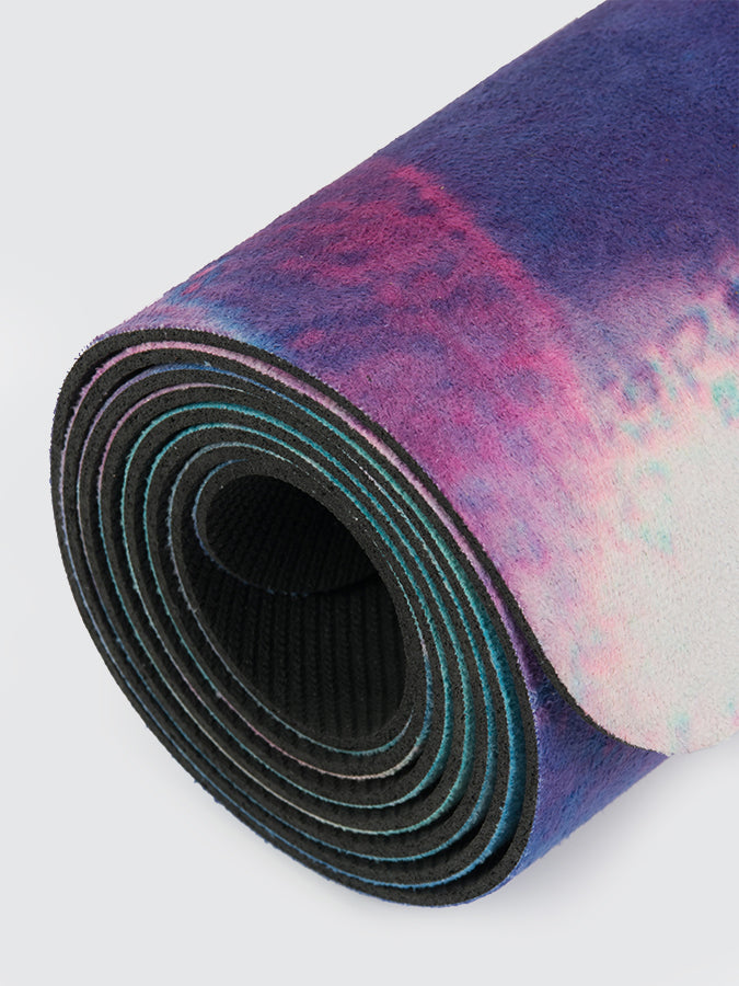 Eco-Friendly Vegan Suede Microfiber Yoga Mat 4mm - Non-Slip, Cushioned for Hot Yoga, Pilates & Home Workouts - Perfect for Beginners & Professionals
