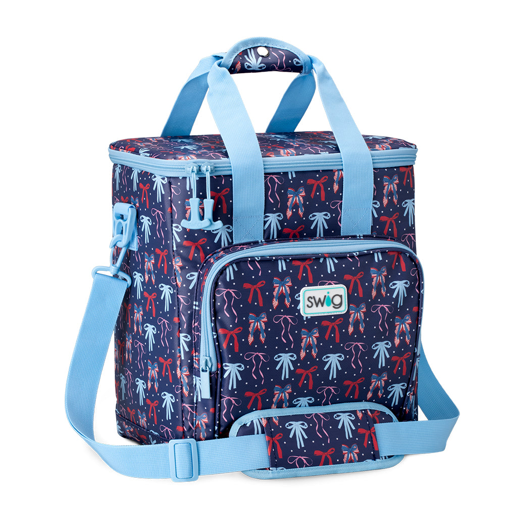 Miss Independence Boxxi 24 Can Cooler - Insulated Soft-Sided Cooler Bag for Picnics, Beach Trips & Tailgating | Keeps Drinks Cold for Hours