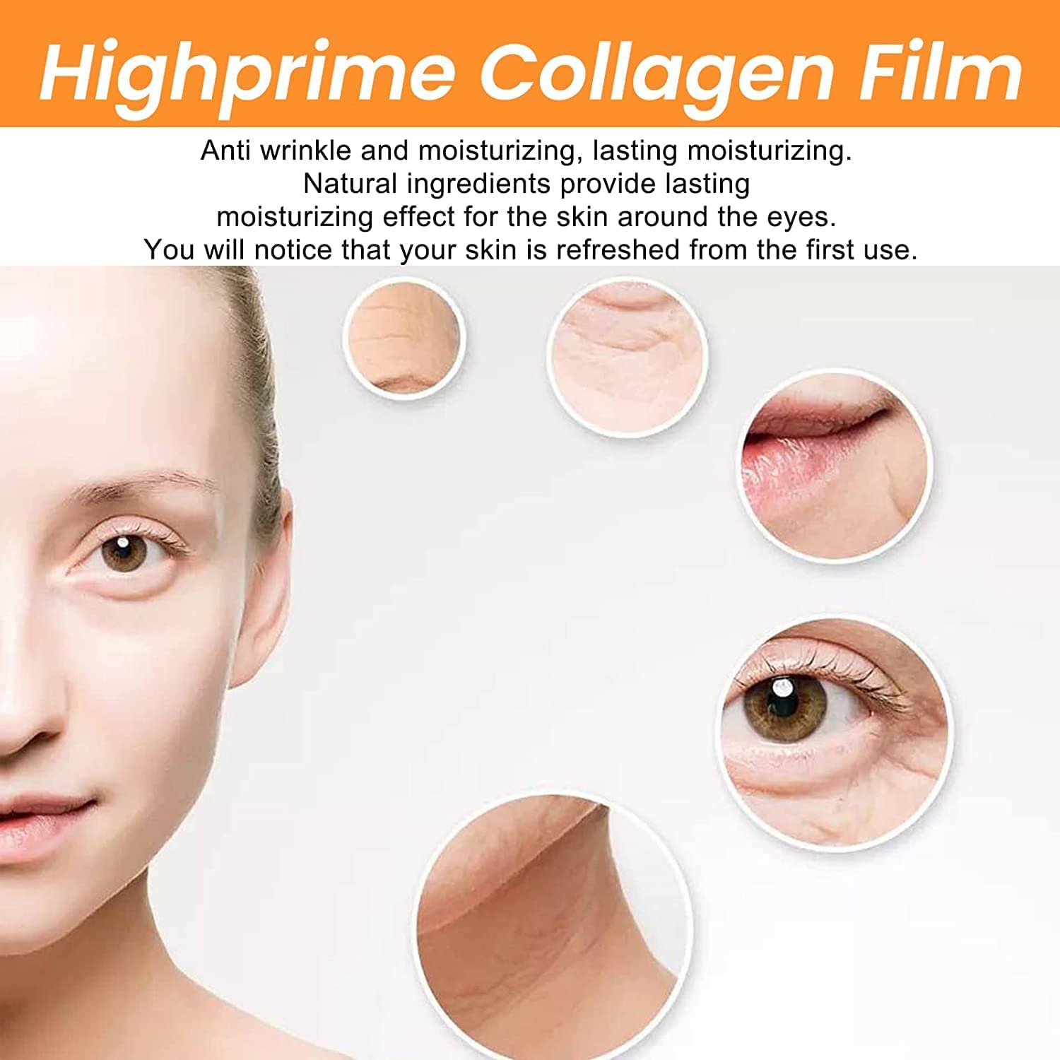 DERMANCE Korea Highprime Soluble Collagen Film - Anti-Aging Treatment for Fine Lines & Wrinkles, Skin Rejuvenation (5 Boxes) | At-Home Skincare & Travel-Friendly Beauty Solution