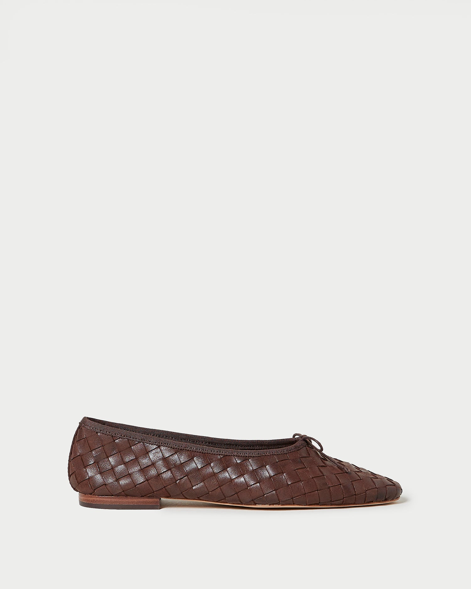 Laundry Chocolate Woven Ballet Flats for Women - Comfortable Slip-On Loafers with Breathable Fabric - Perfect for Casual Wear, Office & Dance Practice