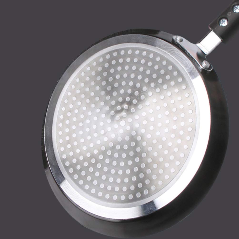 Hemoton 1-Piece Granite Nonstick Frying Pan - 8 Inch Small Skillet for Eggs, Omelets & Pancakes - Ceramic Coated Deep Dish Stove Top Pan - Perfect for Camping, RV Cooking & Small Kitchen Spaces