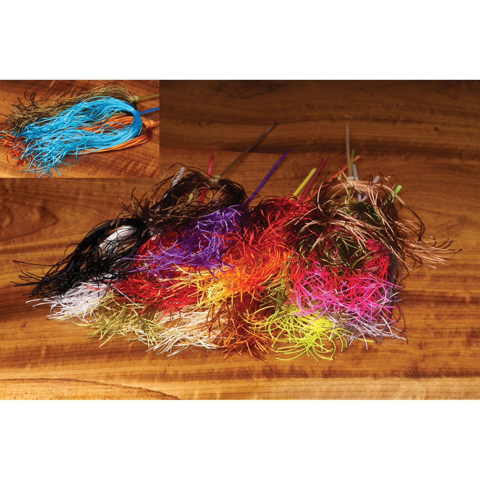 Hareline Life Flex Red - Premium Fishing Fly Tying Material for Trout, Salmon & Bass - Ideal for Streamers, Nymphs & Wet Flies