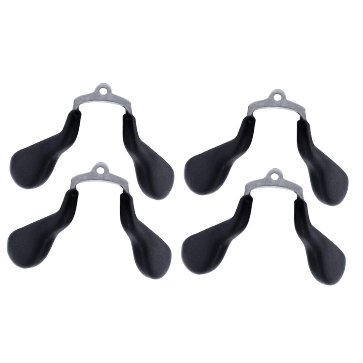 Minkissy 4-Pack Glasses Nose Pad Holders - Soft Flexible Replacement Nose Pads for Eyeglasses Frames - Comfortable Anti-Slip Nose Covers for Reading, Computer, and Driving Glasses Accessories