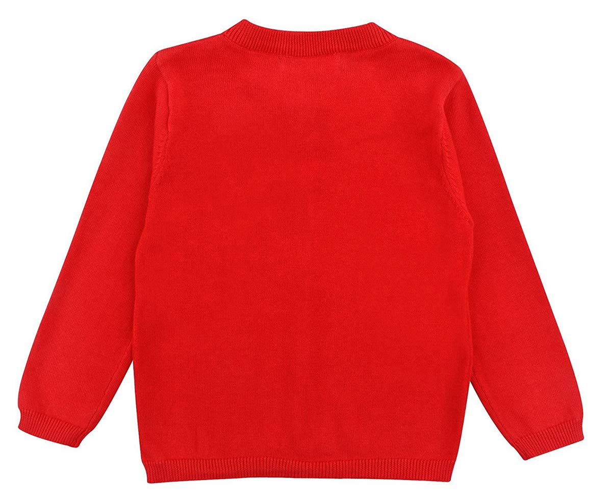 Baby Girls Cotton Cardigans - Soft Long Sleeve Crewneck Button Sweater for Toddlers & Kids | Perfect for School Uniforms, Playdates & Family Outings