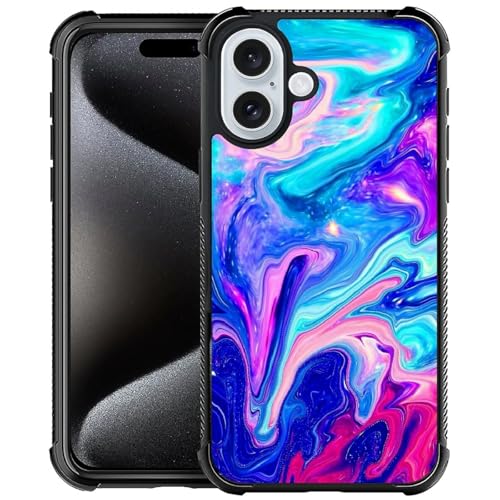 Blue And Red Marble