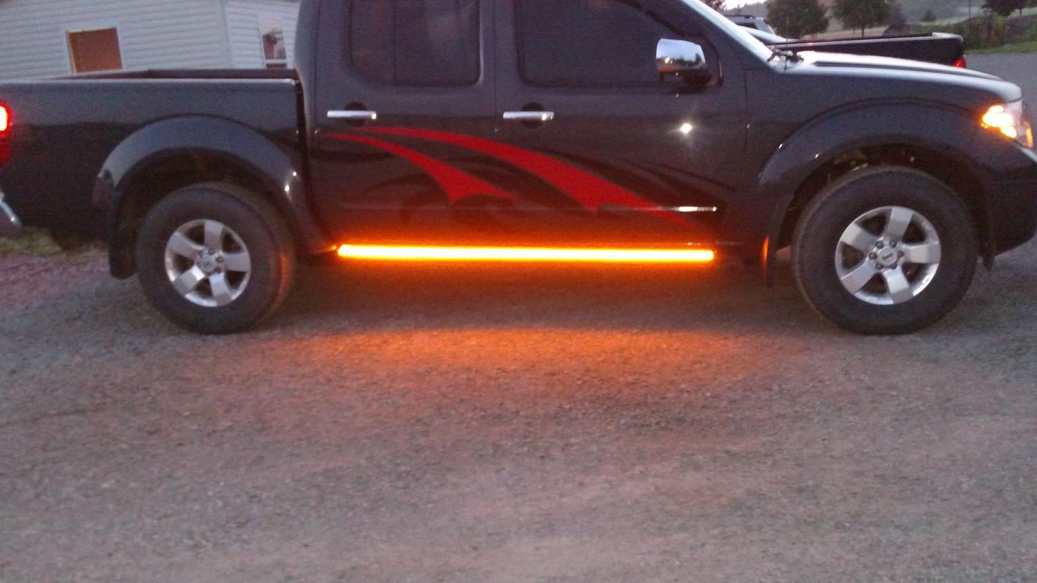 40 Amber 63 SMD Flexible LED Running Board Lights for Trucks & SUVs - Waterproof Step Lighting Kit for Off-Road, Night Driving & Vehicle Customization