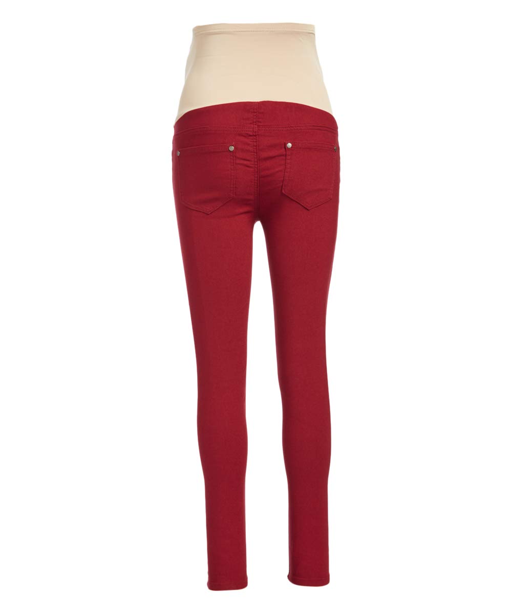 Rumor Has It Maternity Over The Belly Super Stretch Skinny Jeans - Comfortable Pregnancy Pants for Work & Casual Wear