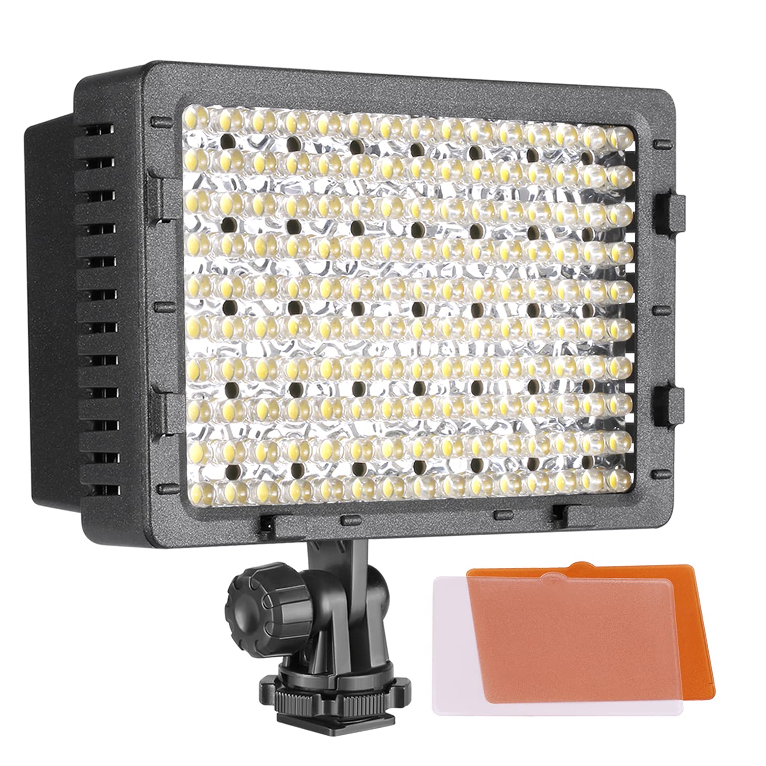 NEEWER 160 LED CN-160 Dimmable Ultra High Power Panel Light for Canon Nikon Sony DSLR Cameras - Professional Photography Lighting for Studio, YouTube Videos & Live Streaming