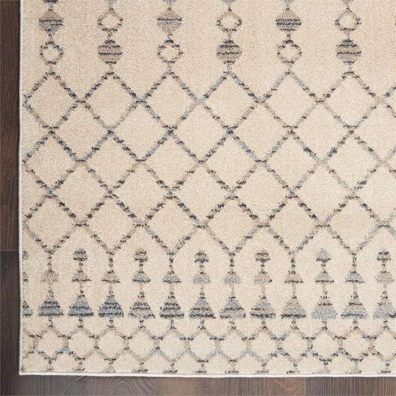 Nourison Royal Moroccan Farmhouse Beige/Grey 2'3