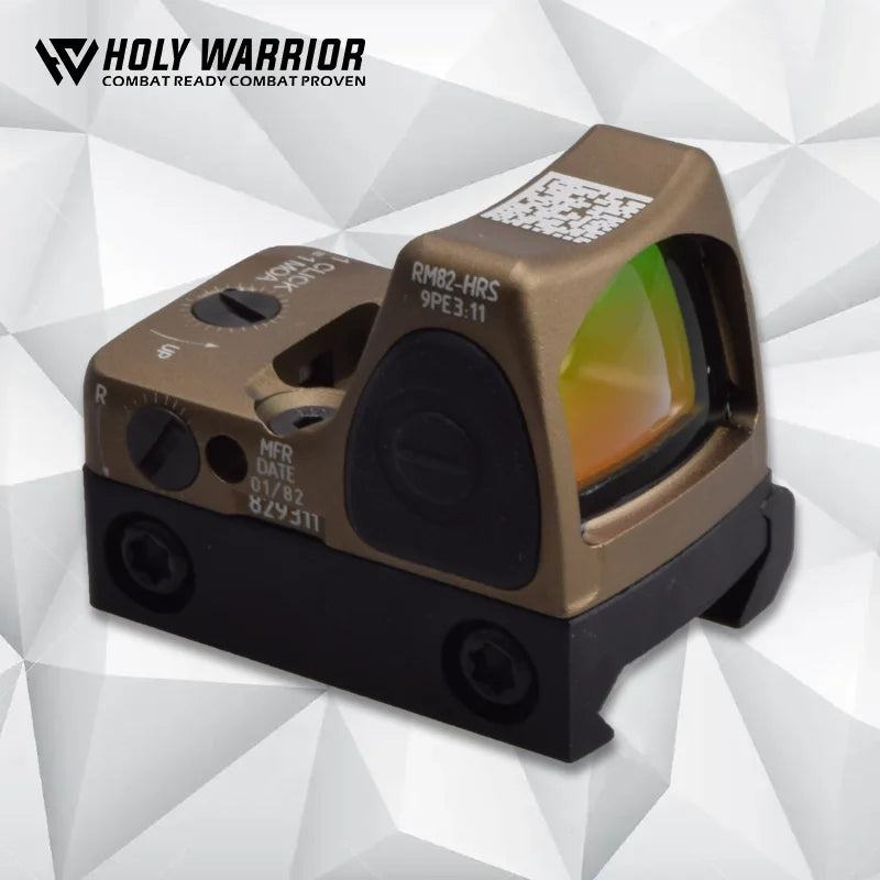 HW TRLJLCON Red Dot Sight - Metal Holographic Reflex Scope with 20mm Weaver Rail | Compatible with Glock & Airsoft Guns | Perfect for Hunting, Tactical Training & Outdoor Shooting