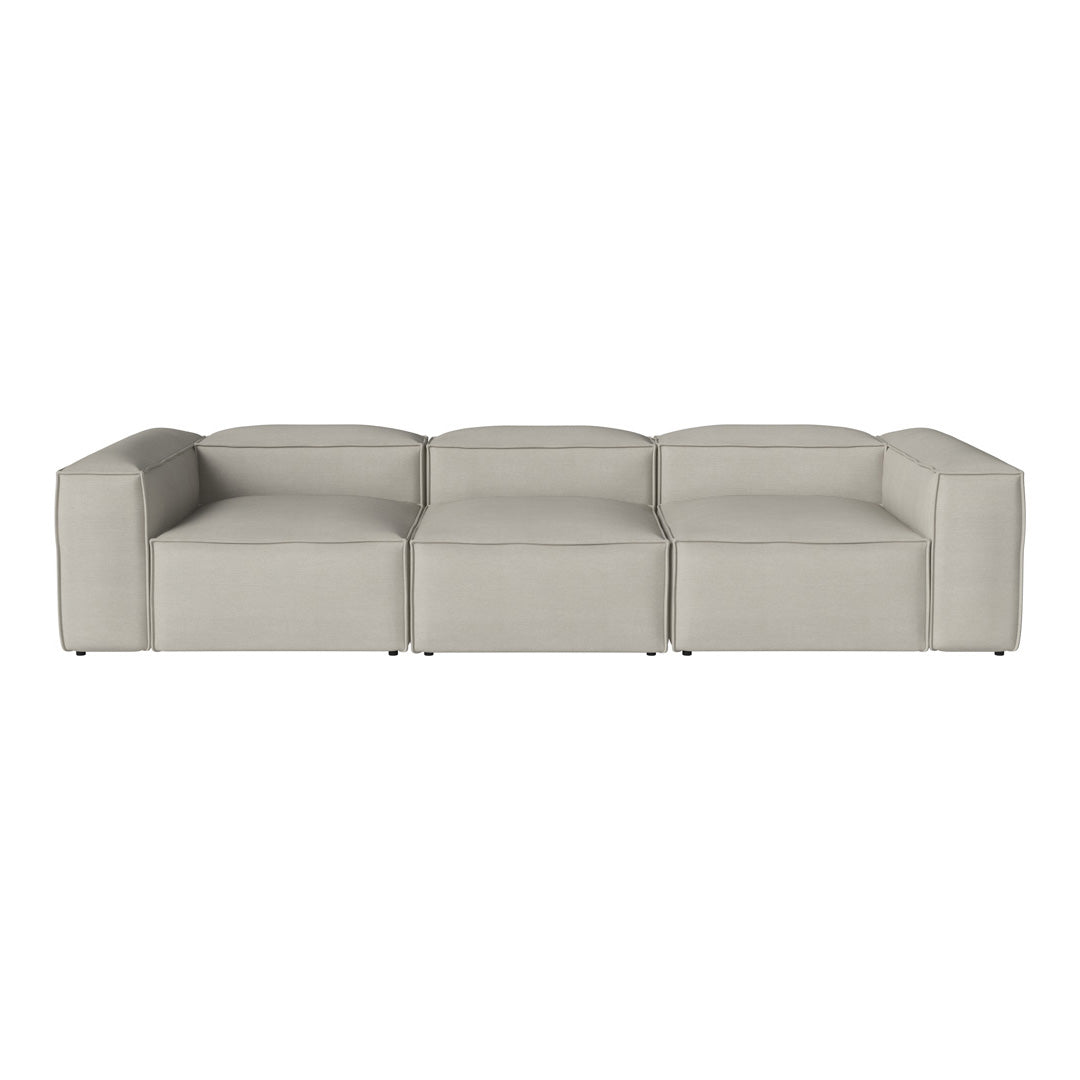 Cosima 3-Seater Sofa - Modern Living Room Couch for Small Spaces | Comfortable Fabric Sectional Sofa for Apartments & Home Decor