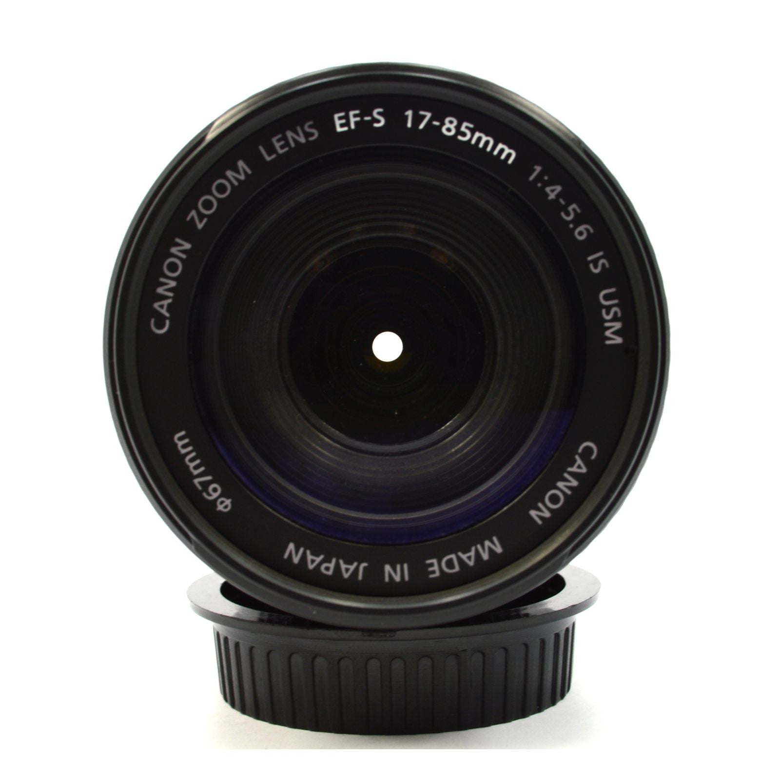 Used Canon EF-S 17-85mm f/4-5.6 IS USM Zoom Lens with Front & Rear Caps - Perfect for Travel Photography & Everyday Shooting