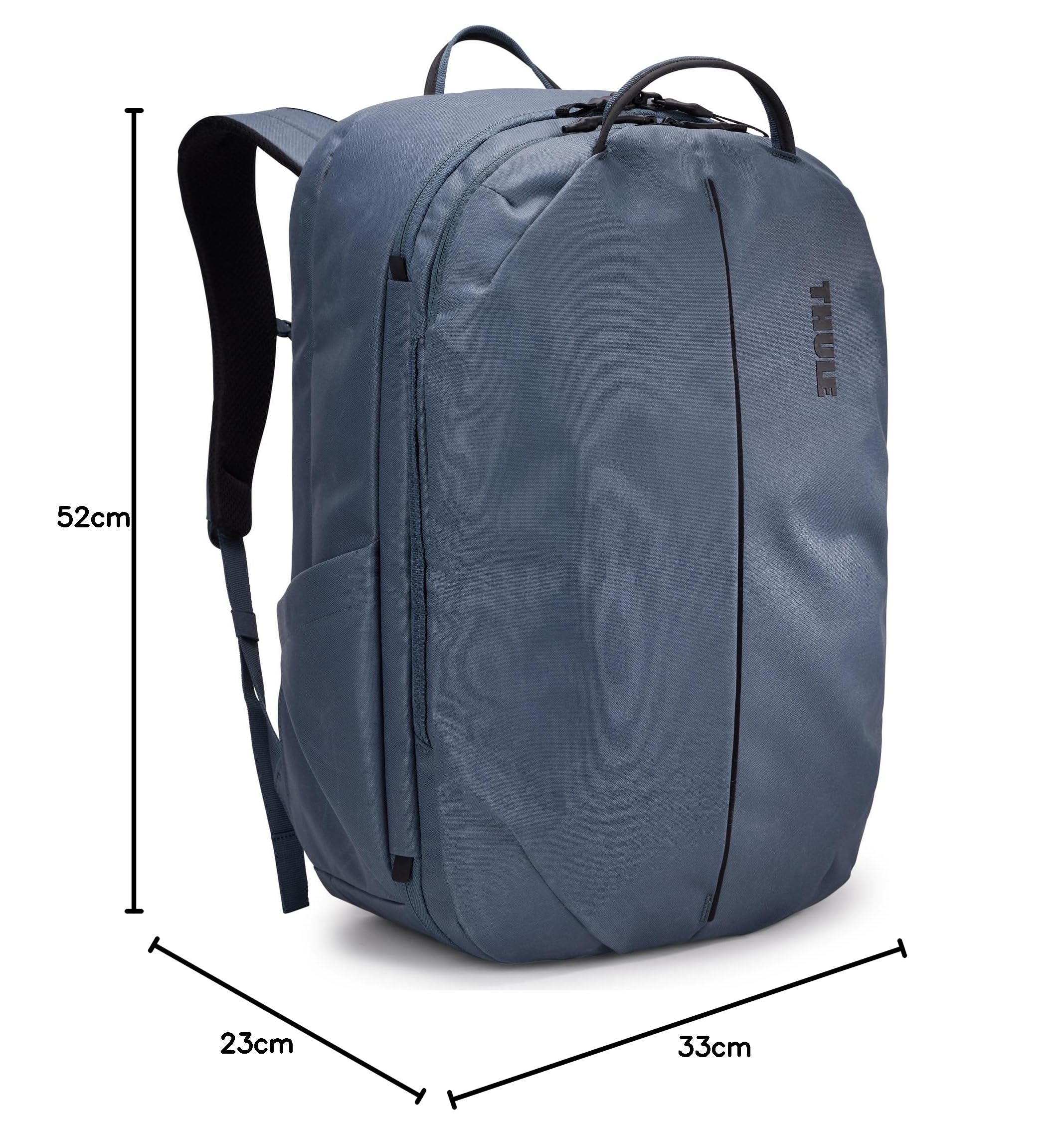 Thule Aion Backpack - Durable Waterproof Laptop Backpack for Travel & Commuting - 28L Capacity with Padded Laptop Compartment - Perfect for Work, School & Outdoor Adventures