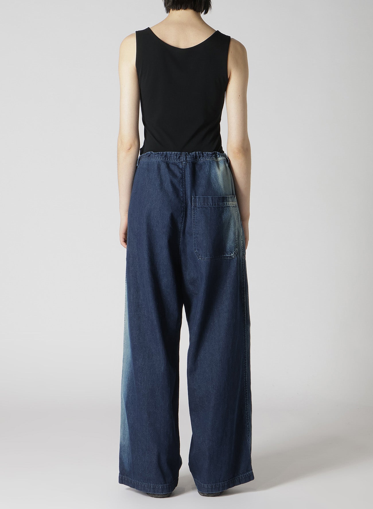 Spotted Denim Long Straight Pants for Women – High Waist Stretch Jeans, Comfortable & Stylish Casual Pants for Everyday Wear, Office, or Weekend Outings