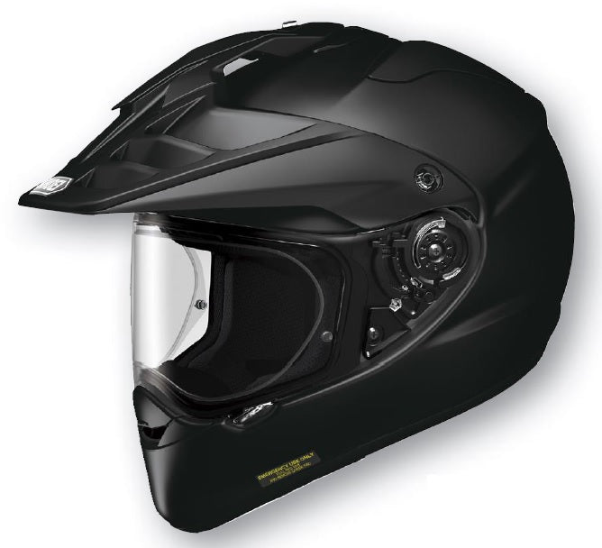 Shoei Hornet X2 Black Motorcycle Helmet - Lightweight & Durable for Street & Off-Road Riding