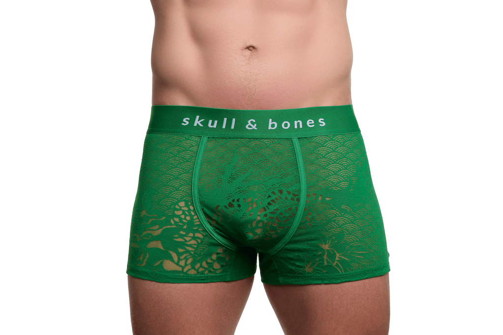 Dragon Burnout Green Trunk - Stylish Durable Travel Luggage for Men & Women | Perfect for Air Travel, Road Trips & Outdoor Adventures