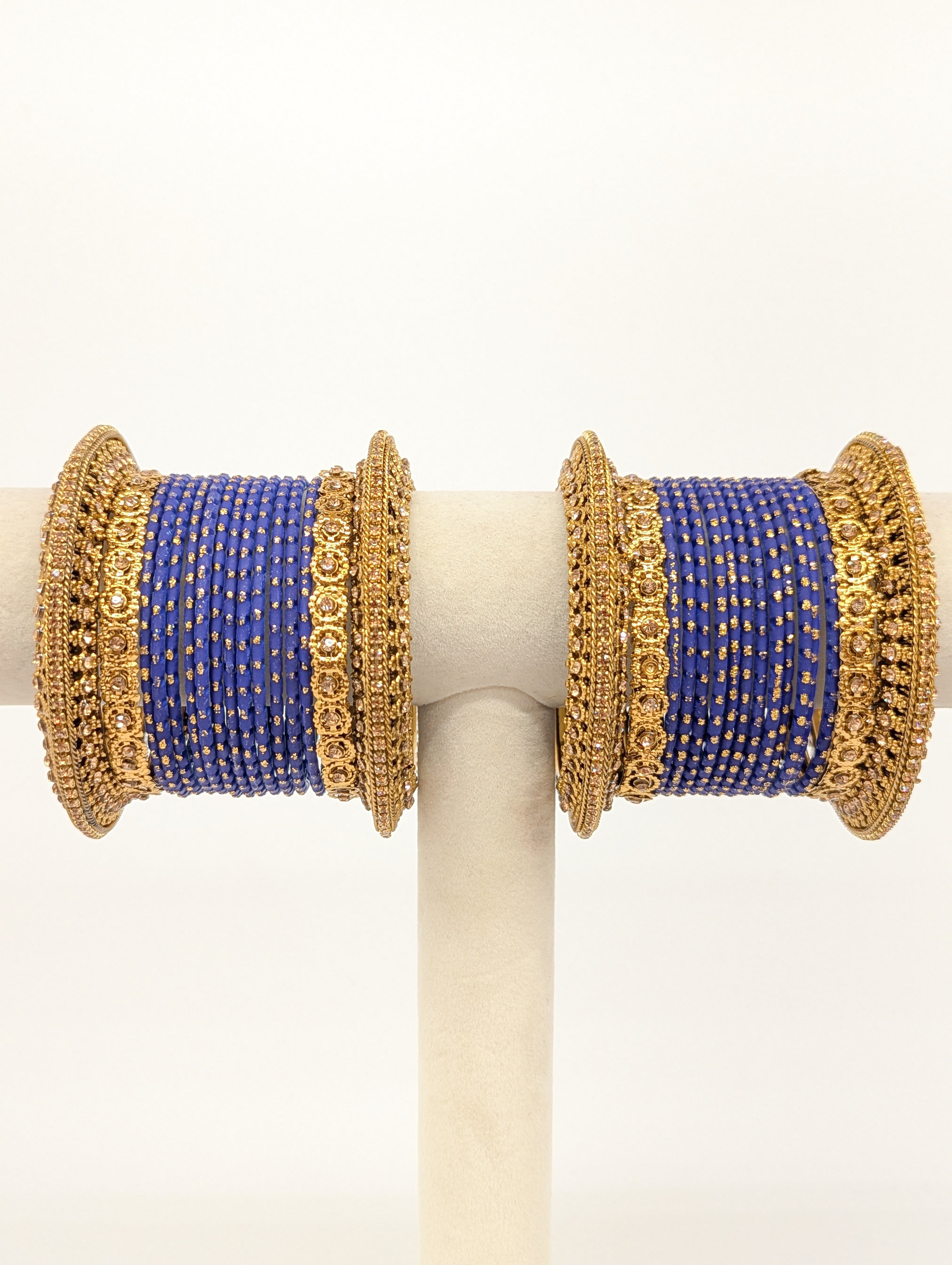 Myra Stones Bangles - 2 Hand Set for Women | Elegant Beaded Bracelets for Boho & Casual Wear | Perfect for Festivals, Parties & Everyday Accessories