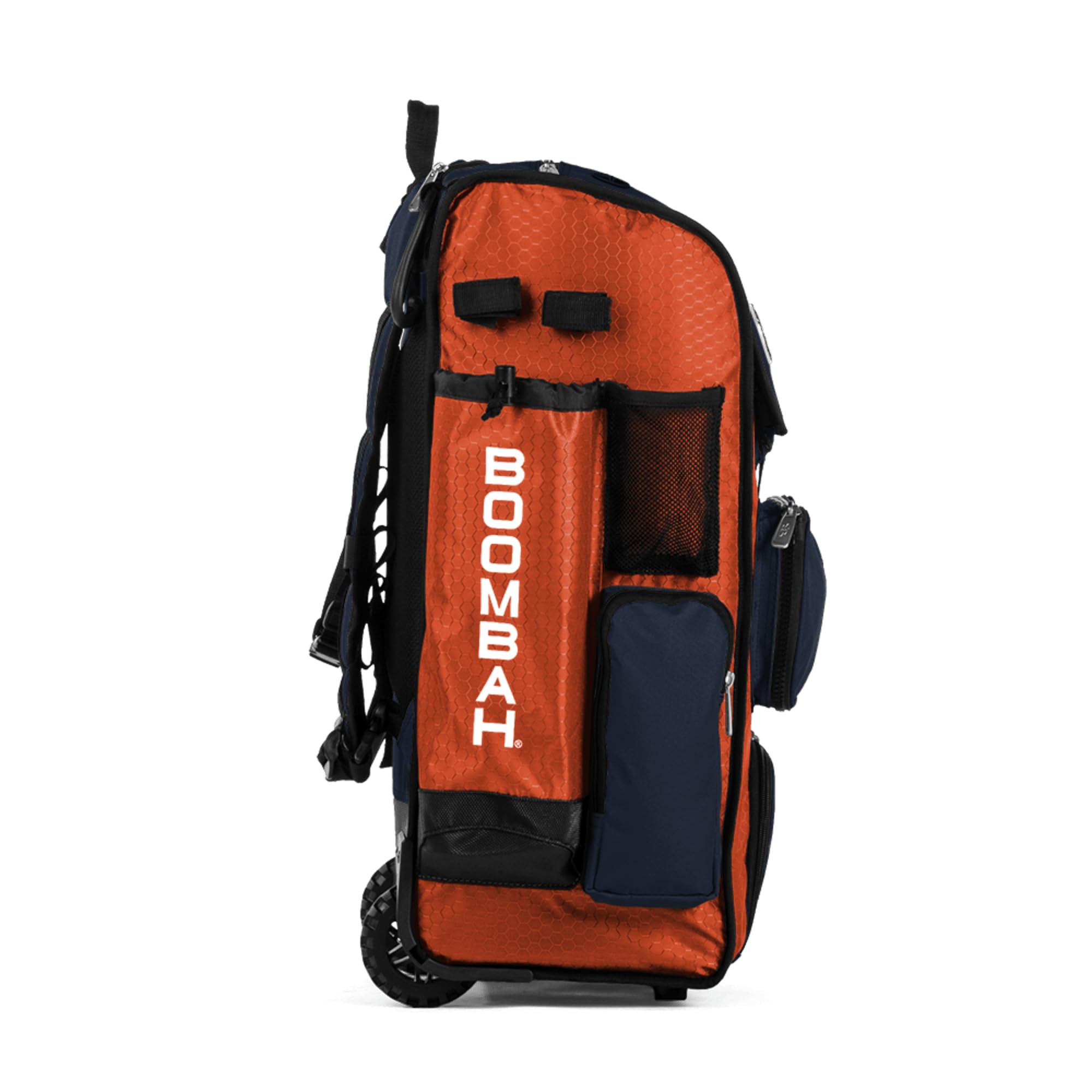 Boombah Superpack Hybrid Rolling Bat Bag - Wheeled & Backpack Style for Baseball & Softball Players | Perfect for Travel & Team Games
