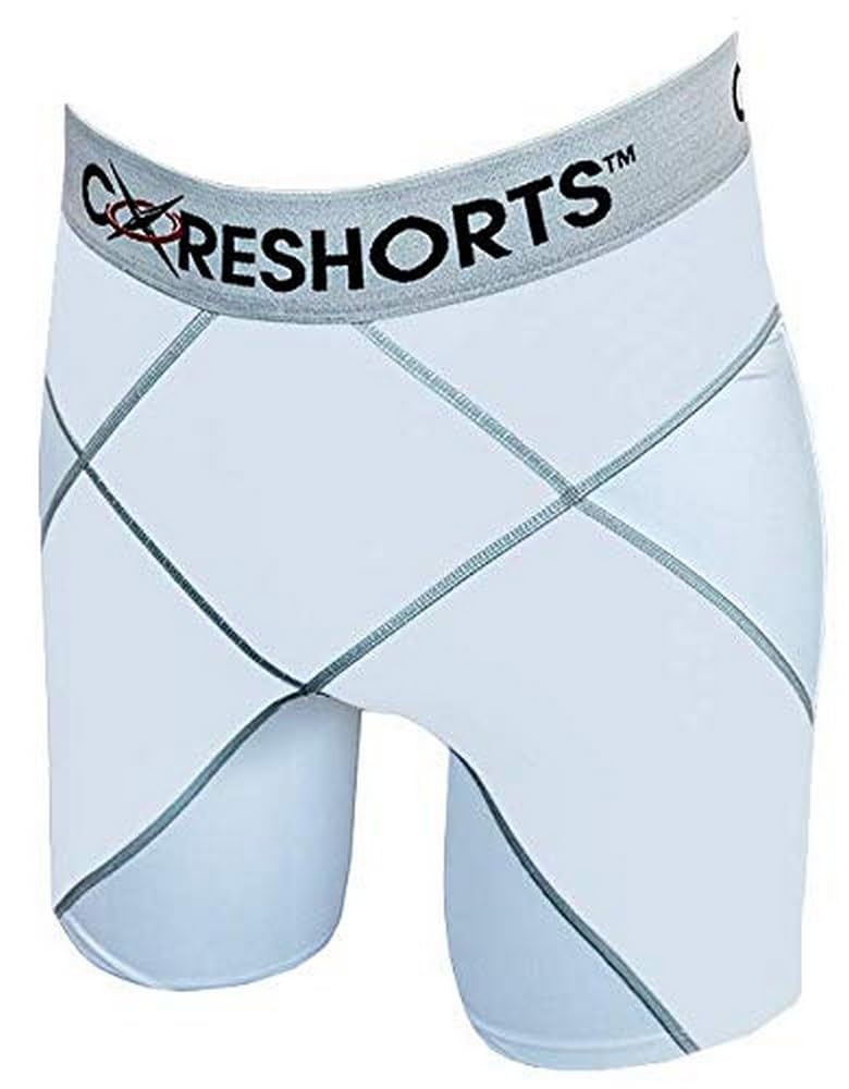 Coreshort Pro 3.0 Men's Running Shoes - Medium Size, White/White/Grey Color - Lightweight Athletic Sneakers for Jogging, Gym Workouts & Daily Wear