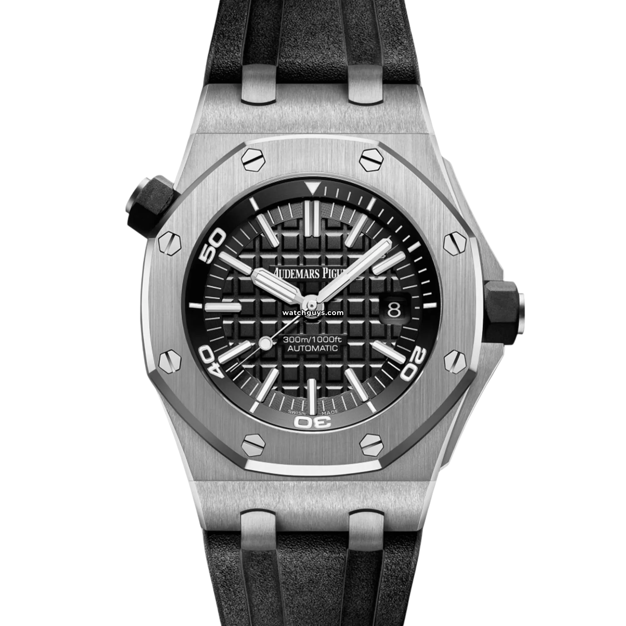 Audemars Piguet Royal Oak Offshore Diver 15710ST.OO.A002CA.01 Luxury Men's Watch - Swiss Automatic Movement, Stainless Steel Case, Waterproof for Diving & Sports