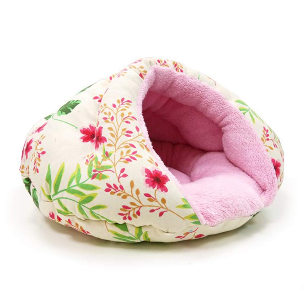 XMSG Soft Warm Washable Pet Bed - Cozy Dog Bed & Cat Sleeping Bag, Cuddle Bed Tent Cave Nest for Puppy & Kitten - Perfect for Indoor/Outdoor Use, Travel & Crate Training