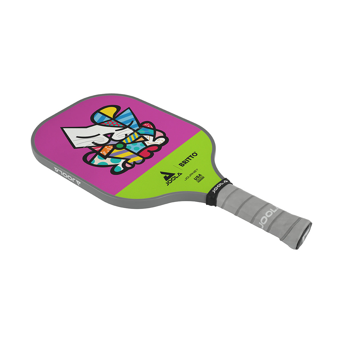 JOOLA BRITTO Pickleball Paddle - Premium Carbon Fiber Surface with Cushion Grip - USA Pickleball Approved - Perfect for Indoor & Outdoor Games, Tournaments & Recreational Play
