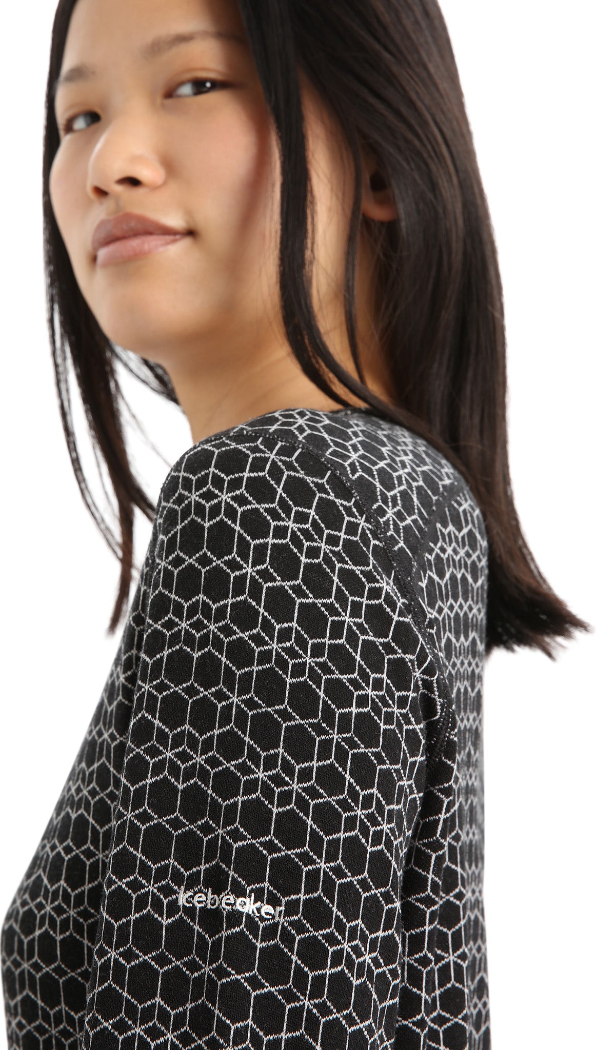 250 Vertex Long Sleeve Crew Neck Base Layer Top for Women - Thermal Underwear for Hiking, Skiing & Cold Weather Activities