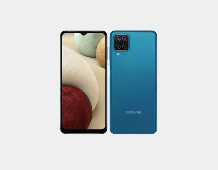 Samsung Galaxy A12 (A125F) 64GB 4GB RAM Dual SIM Unlocked Smartphone - GSM Compatible, Blue | Perfect for Travel, Business & Everyday Use