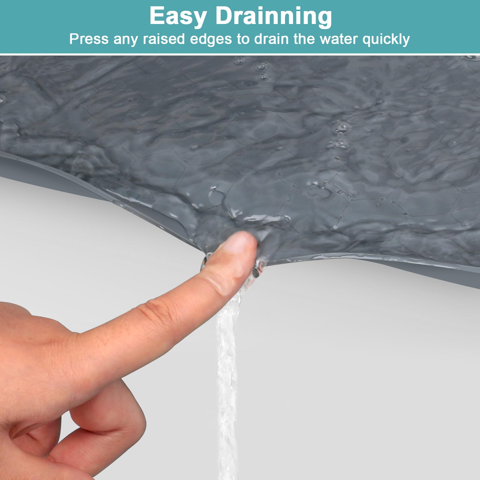 Non-Slip Waterproof Silicone Under Sink Mat 31