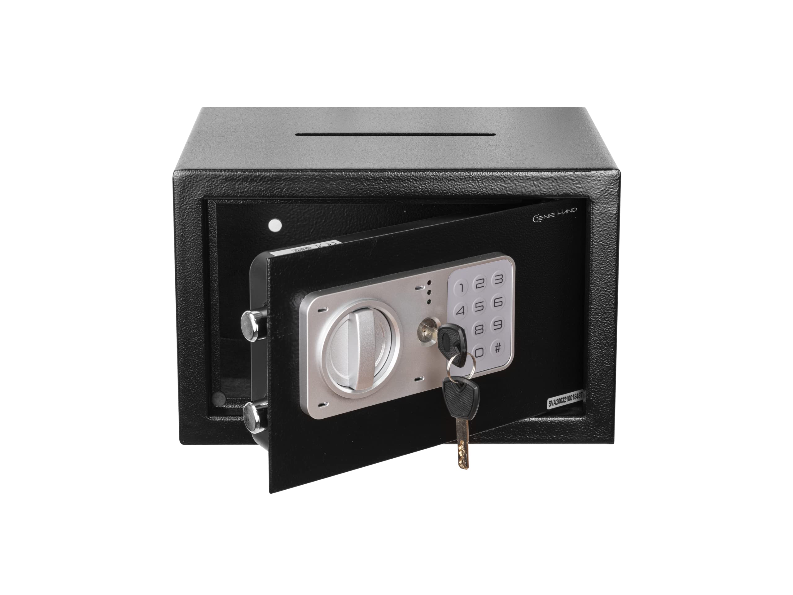 Genie Hand Time Lock Safe with Countdown Timer - B-Class Security Lock & Anti-Bounce Technology - Perfect for Home, Office, and Retail Security
