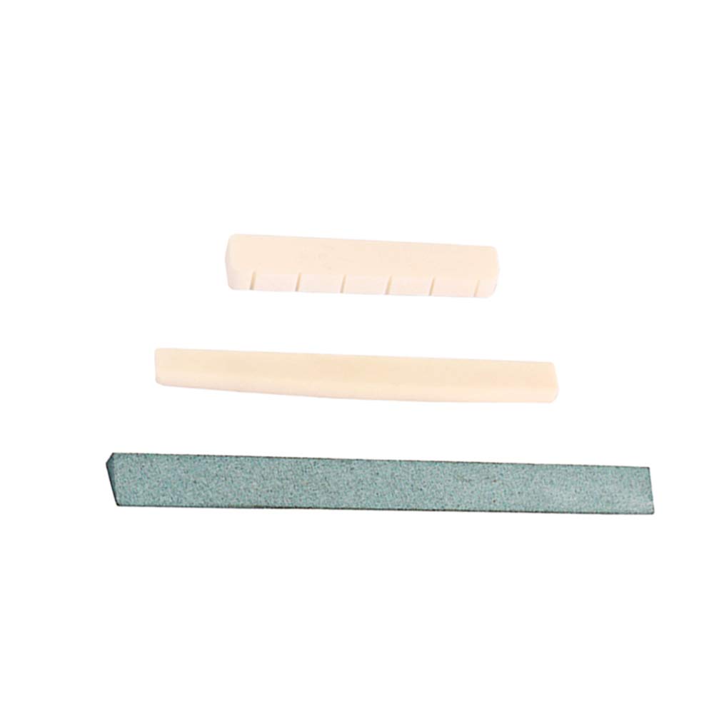 EXCEART 1 Set Bone Saddle Guitar Maintenance File - Bridge Saddle & Fret File Tool for Classical Guitar Repair - Perfect for Luthiers & DIY Guitar Maintenance