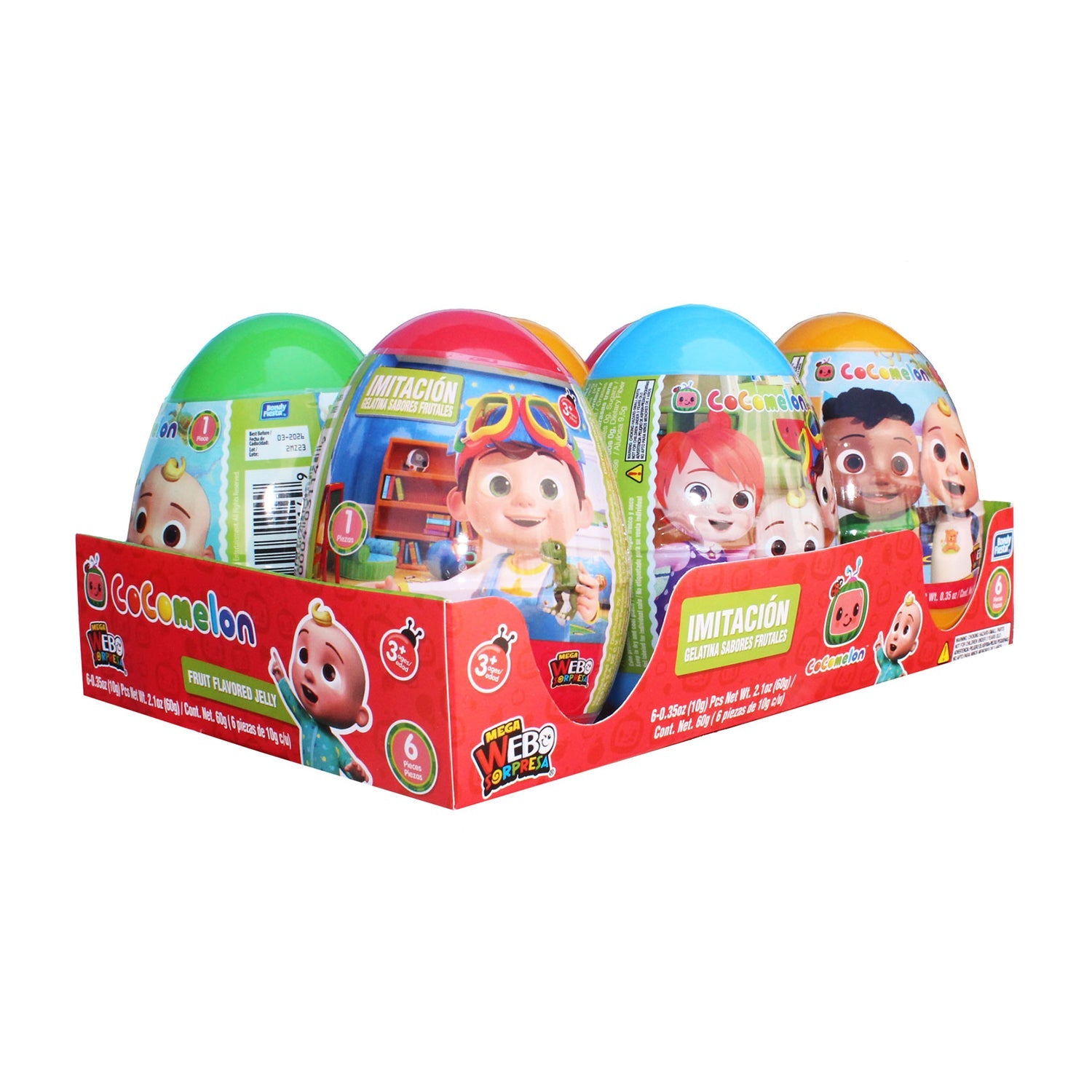 Bondy Egg Cocomelon Toy Set - 8 Piece Surprise Eggs with JJ & Friends - Perfect for Kids Birthday Gifts & Easter Basket Stuffers - Fun Learning Toys for Toddlers & Preschoolers
