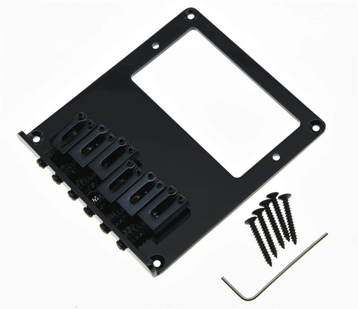 Dopro Black Tele Bridge Humbucker Pickup - Replacement Guitar Bridge for Fender Telecaster - Perfect for Blues, Rock & Country Music Performances