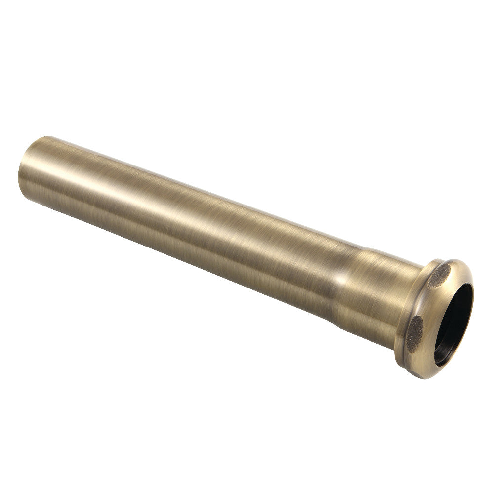 Fauceture EVP1006 Century 8 Inch x 1 1/4 Inch O.D Slip Joint Brass Extension Tube in Polished Nickel - Perfect for Bathroom Sink Faucet Installations and Plumbing Repairs